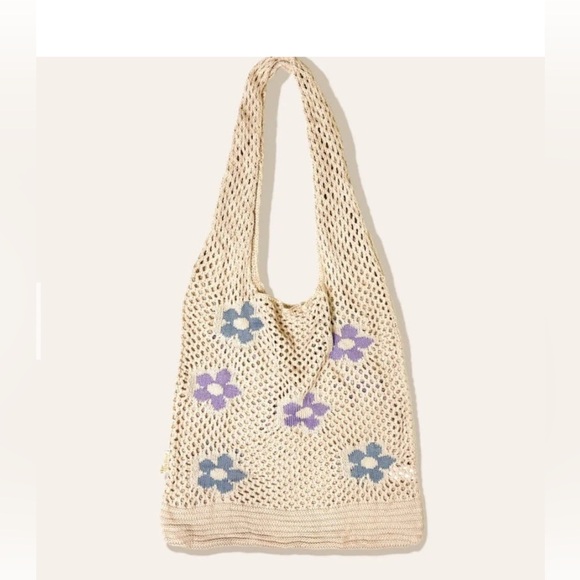 The Darling Effect Crochet Slouchy beach/ Market Bag - Picture 3 of 7